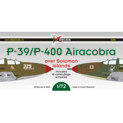 Декаль P-39/P-400 над Соломоновими островами 1/72 DKdecals DK72111