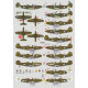 Декаль P-39/P-400 над Новою Гвінеєю, ч.1 1/72 DKdecals DK72112