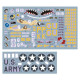 Декаль P-39/P-400 над Новою Гвінеєю, ч.1 1/72 DKdecals DK72112
