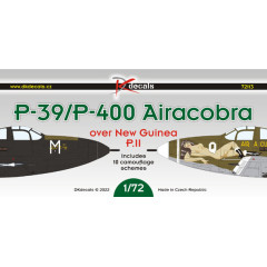 Декаль P-39/P-400 над Новою Гвінеєю, ч.2 1/72 DKdecals DK72113