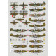 Декаль P-39/P-400 над Новою Гвінеєю, ч.3 1/72 DKdecals DK72114