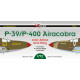 Декаль P-39/P-400 над Африкою та Італією 1/72 DKdecals DK72116