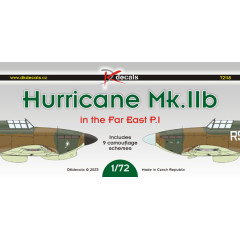 Декаль Hawker Hurricane Mk.IIB на Далекому Сході, ч.1 1/72 DKdecals DK72118