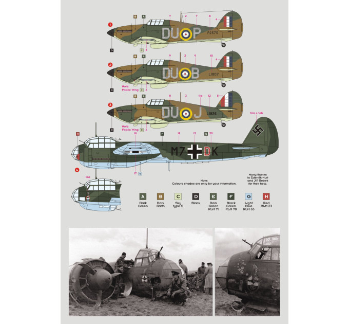 Декаль Перший збитий №312 еск. RAF 1/72 DKdecals DK72123