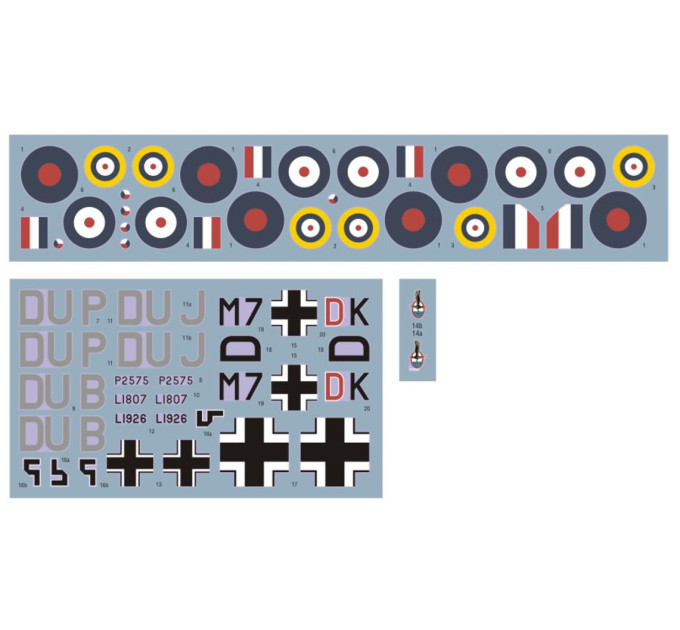 Декаль Перший збитий №312 еск. RAF 1/72 DKdecals DK72123