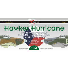 Декаль Hurricane No1,17,32 еск. 1/72 DKdecals DK72124
