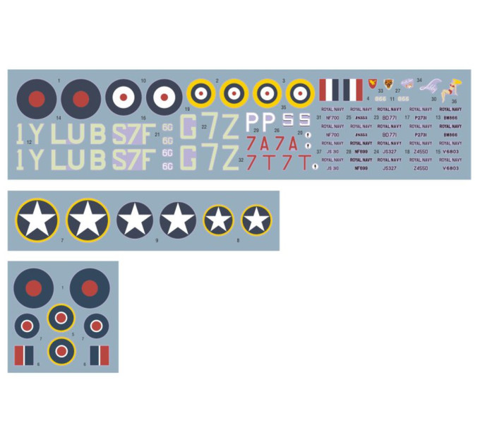 Декаль Морський Hawker Hurricane 1/72 DKdecals DK72125