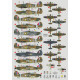 Декаль Hurricane чехословацьких пілотів ч.III 1/72 DKdecals DK72141