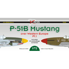 Декаль P-51B/C Mustang ч.I 1/72 DKdecals DK72142