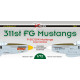 Декаль Мустанги 311-й винищувальної групи 1/72 DKdecals DK72143