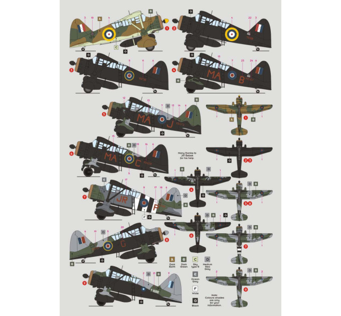 Декаль Lysander Mk.III 1/72 DKdecals DK72154