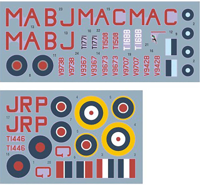 Декаль Lysander Mk.III 1/72 DKdecals DK72154
