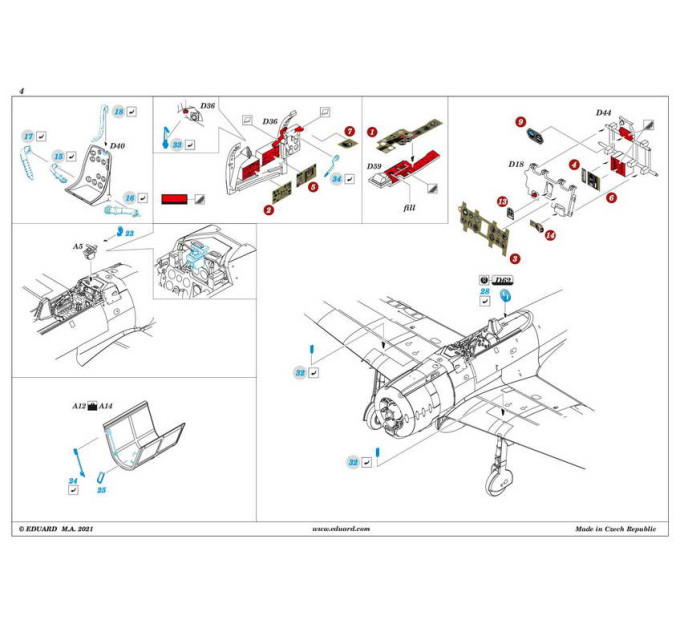 3D декалі для A6M2 SPACE 1/48