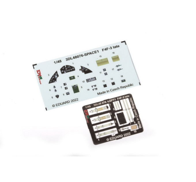 3D декаль для F4F-3 пізній SPACE 1/48