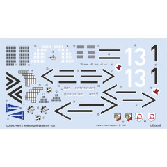 Декаль ADLERANGRIFF: Experten 1/32 Eduard D32003