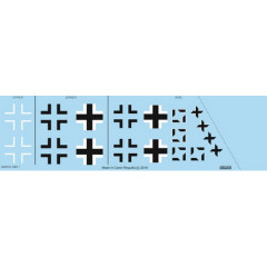 Декаль Fw 190A-8 1/48 нац.позначення Eduard D48037