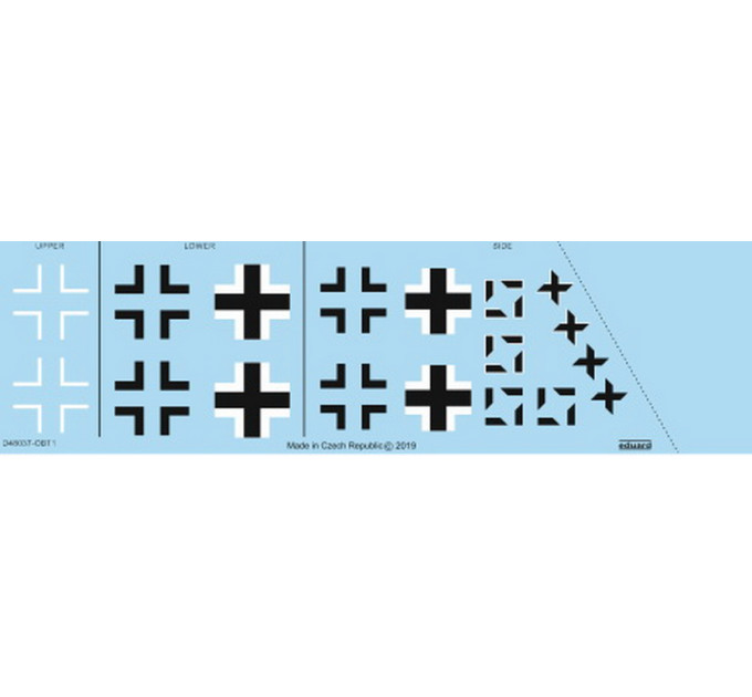 Декаль Fw 190A-8 1/48 нац.позначення Eduard D48037
