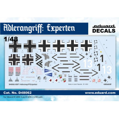 Декаль ADLERANGRIFF: Expertenh 1/48 Eduard D48062