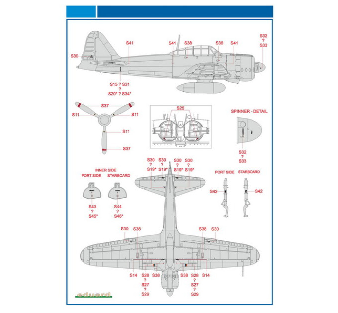 A6M2 тех.написи 1/48