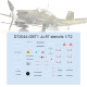 Декаль Ju 87 1/72 тех.написи Eduard D72044