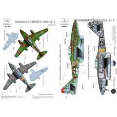 Декаль Me 262A-1 1/48 HADmodels 48105