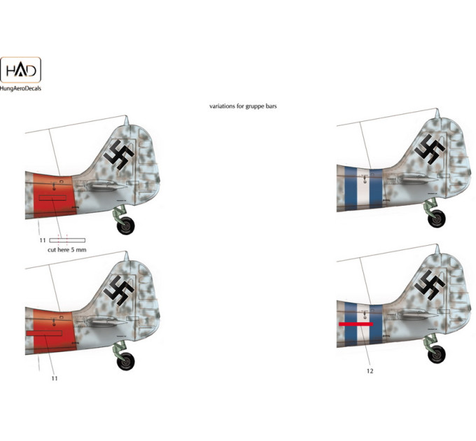 Декаль Fw 190A-8 / R2 1/48 частина 2 HADmodels 48116