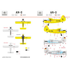 Декаль Ан-2 1/48 частина 1 HADmodels 48127