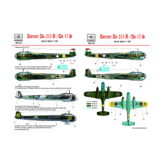 Декаль Do 215B / Do 17S 1/48 частина 2 HADmodels 48146