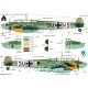 Декаль Bf 110D-3 / E-2 1/48 Africa частина 1 HADmodels 48154