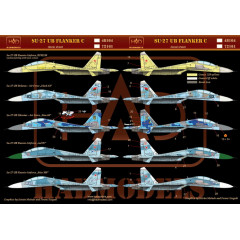 Декаль Су-27УБ 1/48 HADmodels 48164