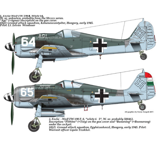 Декаль Fw 190F-8 1/48 частина 4 HADmodels 48178