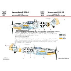 Декаль Bf 109G-6 1/48 ”Erzsike” HADmodels 48181