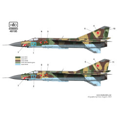 Декаль МіГ-23 1/48 HADmodels 48195