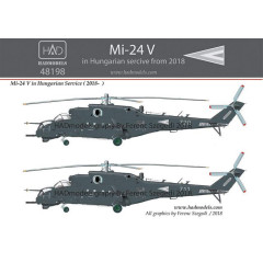 Декаль Мі-24В 1/48 в Угорщині HADmodels 48198