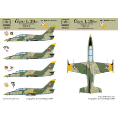 Декаль L-39 1/48 в Угорщині частина 2 HADmodels 48202