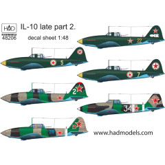 Декаль Іл-10 1/48 частина 2 HADmodels 48206