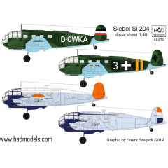 Декаль Si 204 1/48 HADmodels 48210