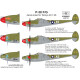 Декаль P-38 F/G 1/48 over Europe HADmodels 48212