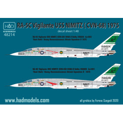 Декаль RA-5C 1/48 частина 1 HADmodels 48214