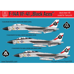 Декаль F-14A 1/48 Black Aces/ USS Nimitz HADmodels 48217