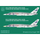 Декаль RA-5C 1/48 Vigilante USS NIMITZ HADmodels 48220