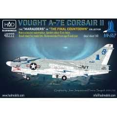 Декаль A-7E VA-82 1/48 Corsair II HADmodels 48222