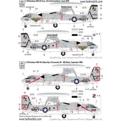 Декаль E-2B/C 1/48 VAW-124 HADmodels 48225
