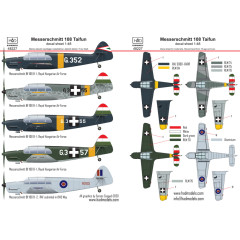 Декаль Bf 108 1/48 Taifun HADmodels 48227