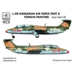 Декаль L-29 1/48 частина 2 HADmodels 48231
