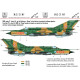 Декаль МіГ-21МФ 1/48 Угорських ВПС HADmodels 48234