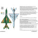 Декаль МіГ-21МФ 1/48 Угорських ВПС HADmodels 48234