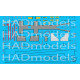 Декаль S-3A 1/48 Viking тех. написи HADmodels 48242