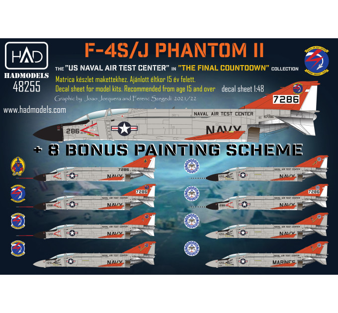 Декаль F-4S/J Phantom II 1/48 HADmodels 48255