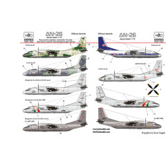 Декаль Ан-26 1/72 HADmodels 72037